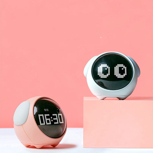 Cute Expression Digital Alarm Clock