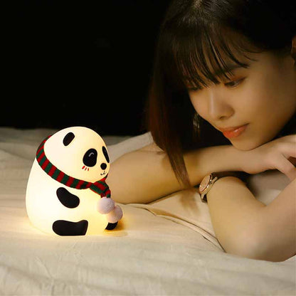 Mini Panda Colorful Silicone Lamp